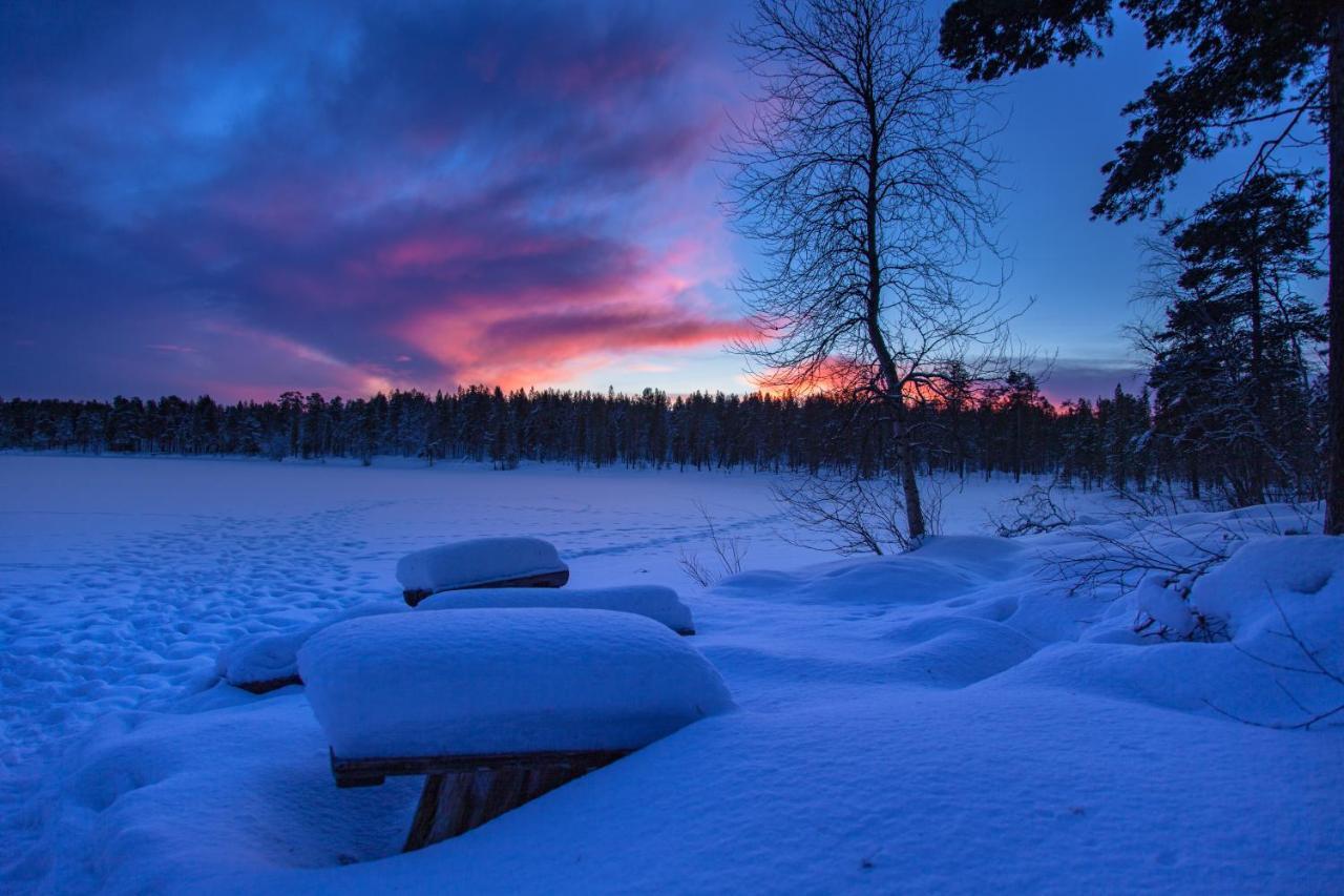 Moekki - The White Blue Wilderness Lodge Inari Esterno foto